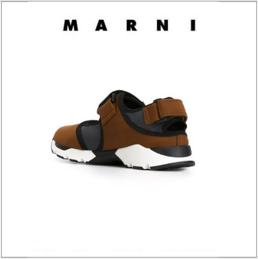 2016人気新作 MARNI マルニスニーカーコピー 秋色 ベルクロ留め スニーカー